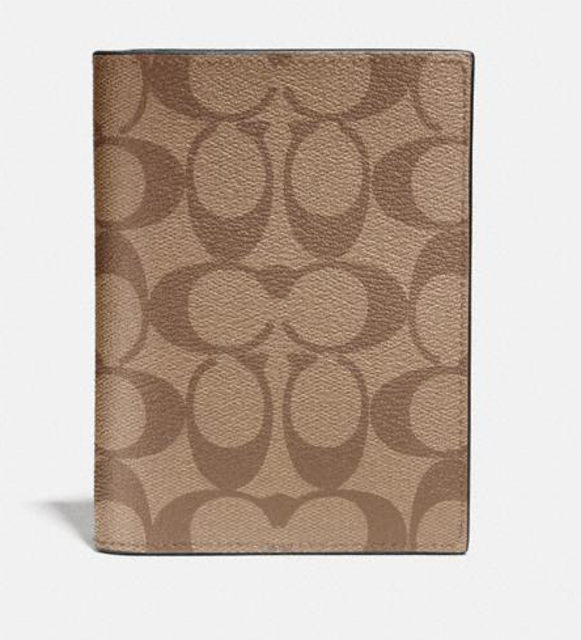 COACH Passport Case In Signature Canvas 1